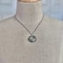 Sterling Silver and Green Moss Agate Necklace Image 3