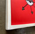 chaos eye (original painting) large 13x13 FRAMED white V3 Image 3