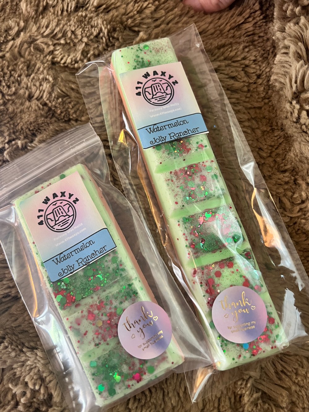 Image of Duos- Long Wax Melt Snap Bar & Mini Snap Bar