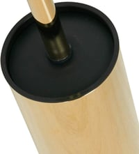 Image 2 of Gold Round Toilet Brush Holder 