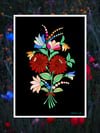 Heritage Collection Hungarian Wildflower Bouquet Fine Art Print 