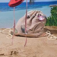 Image 3 of Grape Beach&Hoodie Drawstring Bag