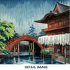 Kameido Bridge or Shrine | Tsuchiya Koitsu | Ukiyo-e | Japanese Woodblock | Fine Art Print