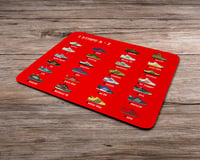 Image 1 of 3 Stripe A-Z Mouse Pad