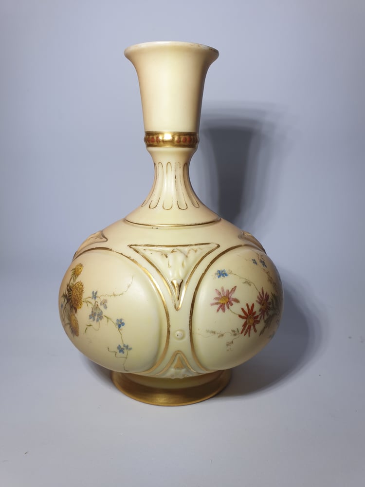 Image of Royal Worcester Panelled Vase