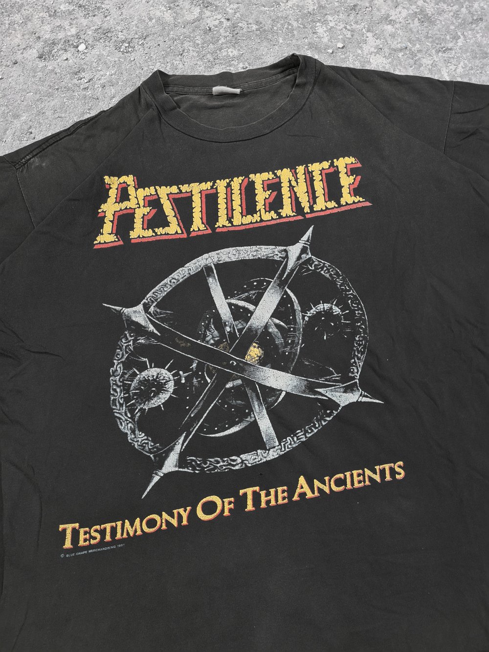 *Rare* Pestilence 1991 'Testimony Of The Ancients' T-Shirt