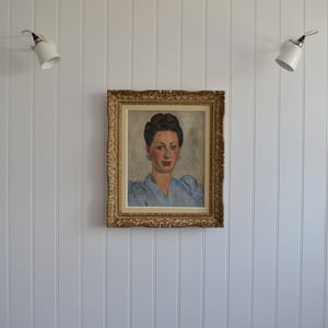 Image of 1947, Female Portrait Painting,  Rosette Idzkowski