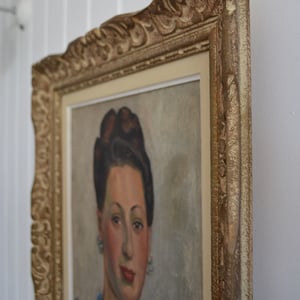 Image of 1947, Female Portrait Painting,  Rosette Idzkowski 