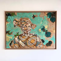 Image 5 of Original Painting - "Mama wax" - 73x100 cm