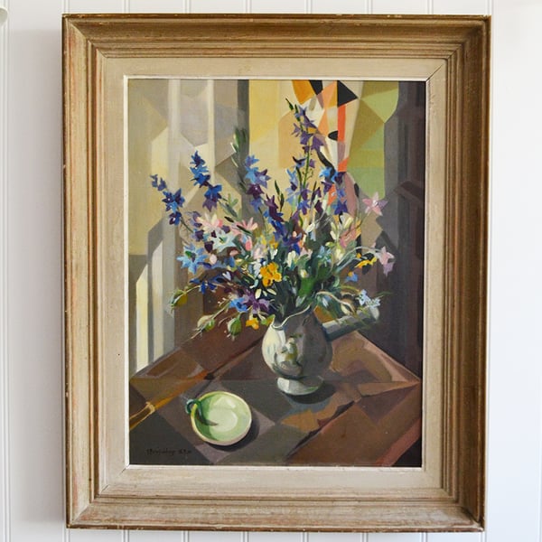 Image of 1960, French, Oil Painting, Still Life, Yvonne Borry Lehoux