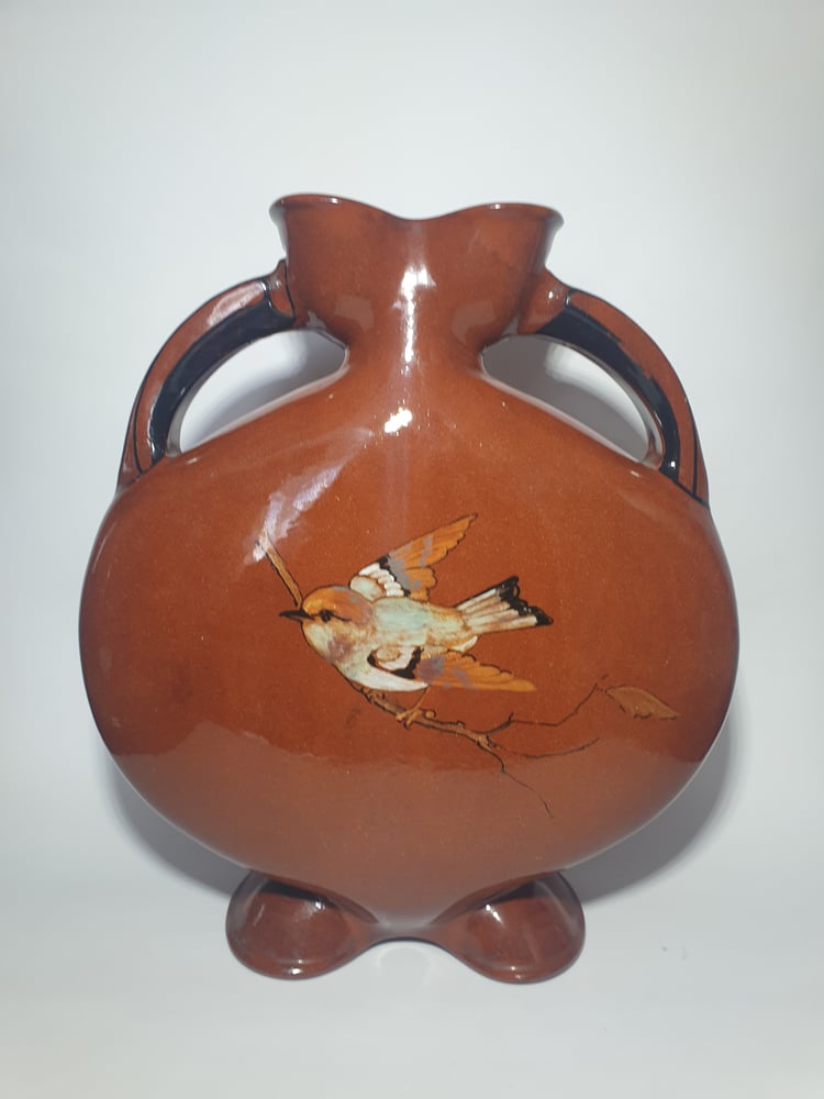 Image of Minton Terracotta Moon Flask