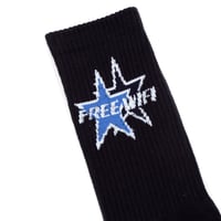 Image 2 of Socks Stars Black.
