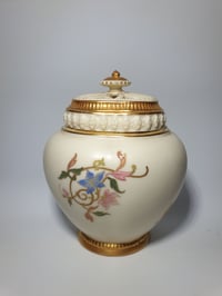 Image 2 of Royal Worcester Randolph Rose Jar and Covers