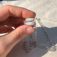 Image 2 of DOUBLE OPAL NECKLACE