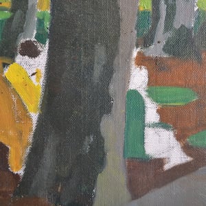 Image of Early 20thC, French, oil painting, 'Jardin de Paris'