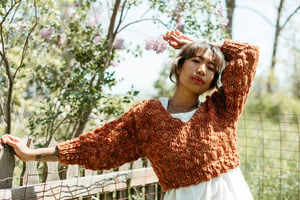 Image of Dryden hand knit  Sweater of Limited  Merino thick & thin