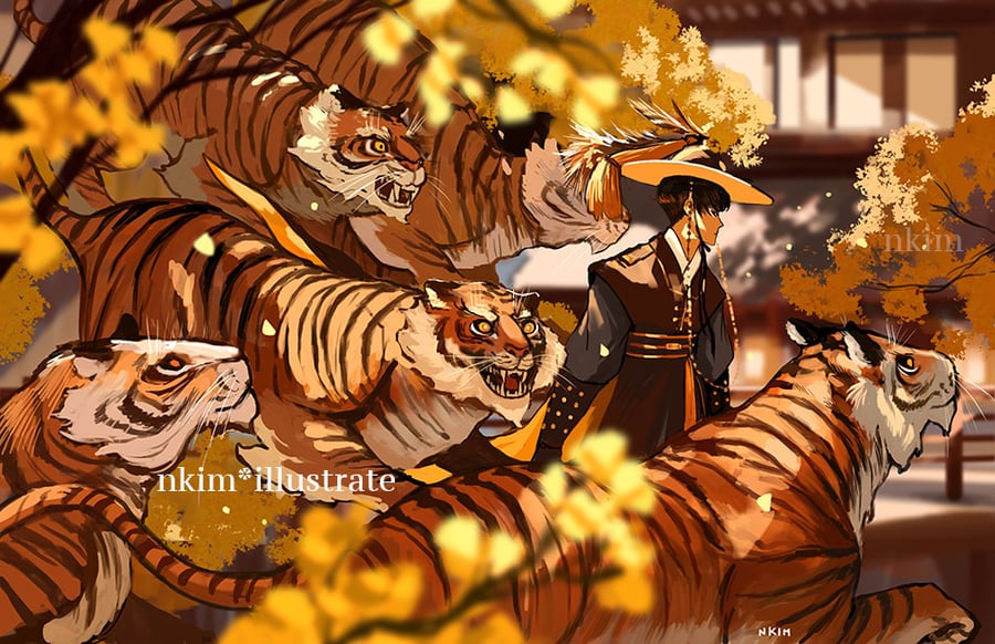 Image of TIGERS Galore! Desktop Wallpaper