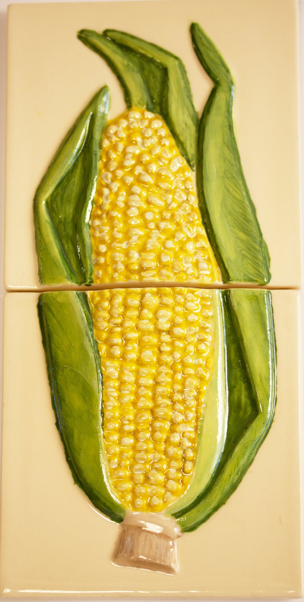Image of New Price   Corn Kitchen Tile- two tiles