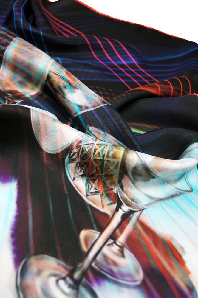 Image of Discotheque Silk Scarf