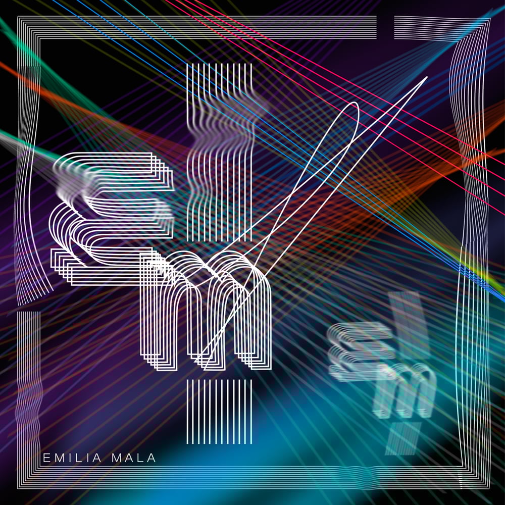 Image of Discogramme / Black / Silk Scarf