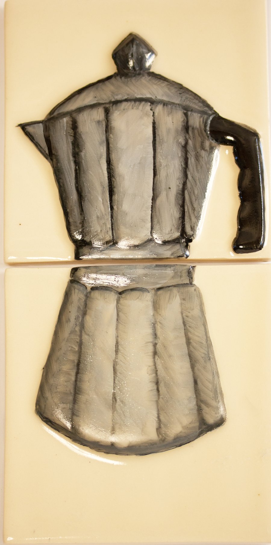 Image of New Price  Coffee Pot Tile - two tiles   