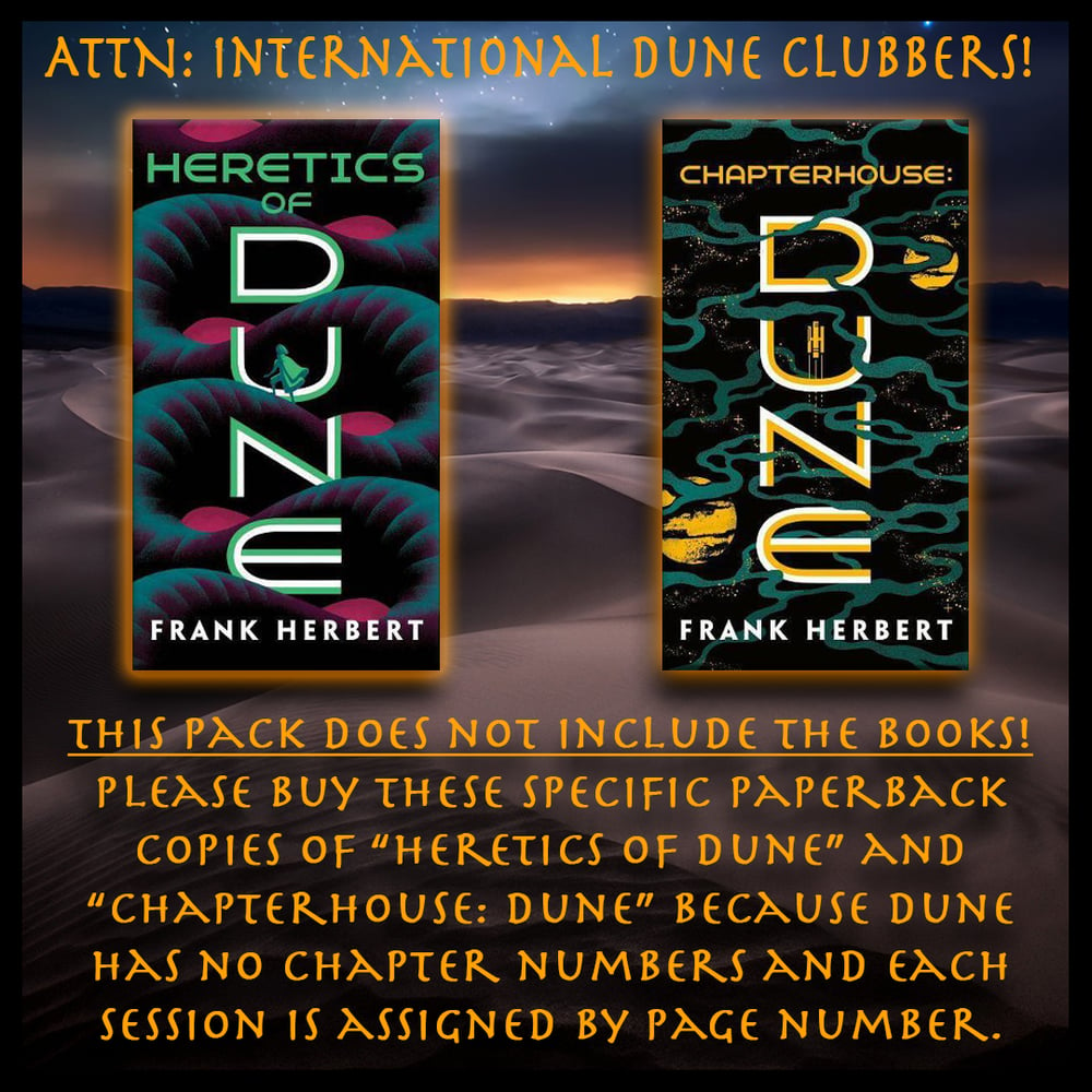 FINAL DUNE PACK + SAINT ALIA PIN (International and Domestic)