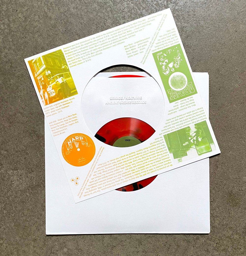 ORANGE/HEATWAVE•••Split 7"••• SPLATTER VINYL - EDITION OF 100