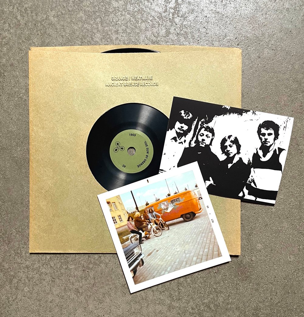 ORANGE/HEATWAVE•••Split 7"••• BLACK VINYL + ORANGE BOOKLET - EDITION OF 100