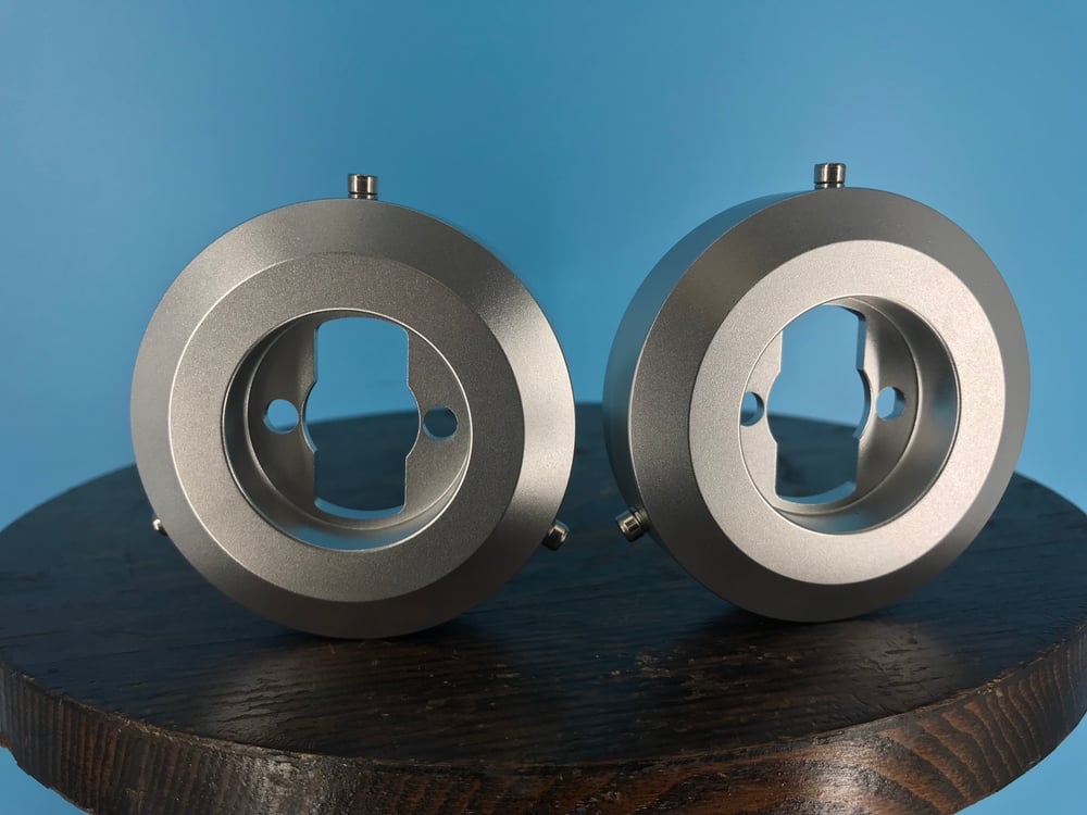 Image of Burlington Recording AEG-NAB Aluminium HUB-ADAPTER for Spindle Plates (Pair)