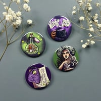 Image 2 of Witchy Button 4-Pack