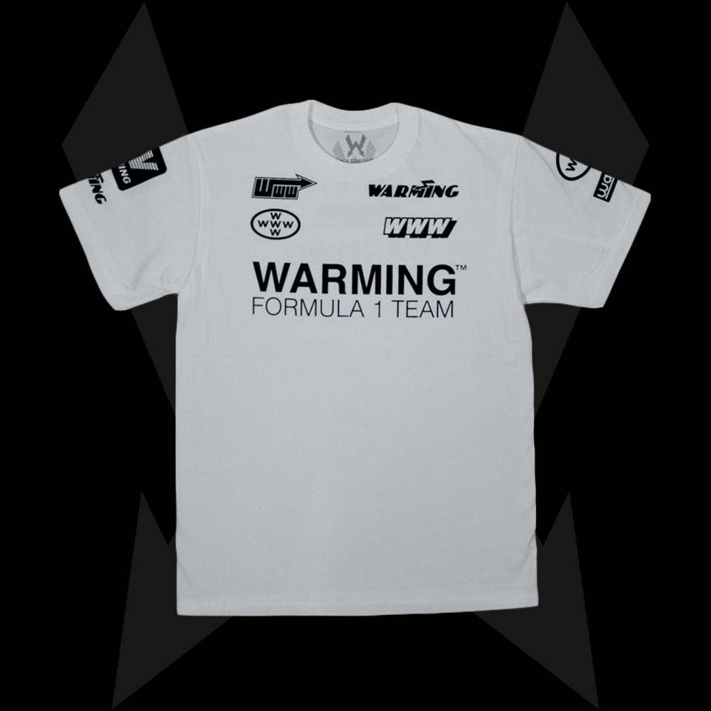 WARMING F1 TEAM TEE (WHITE)