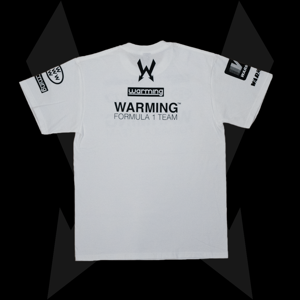 WARMING F1 TEAM TEE (WHITE)