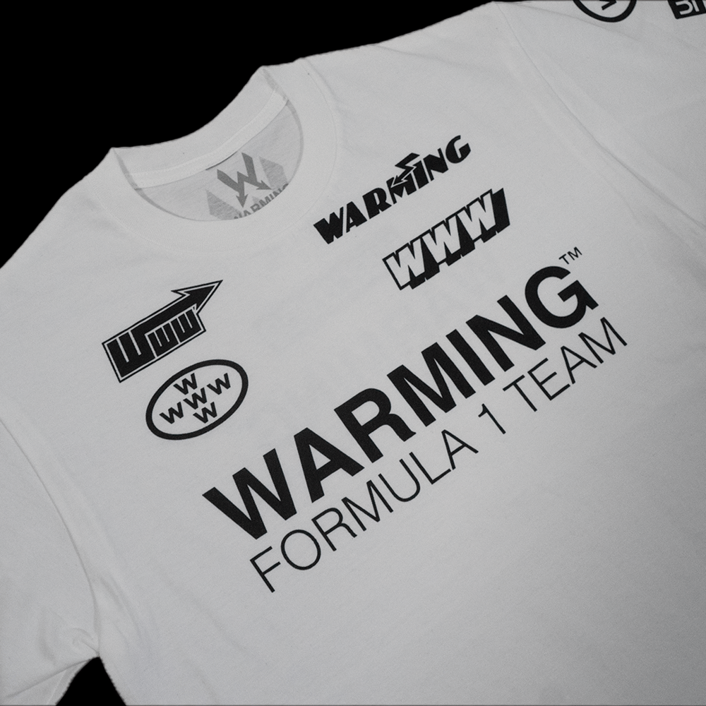 WARMING F1 TEAM TEE (WHITE)