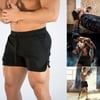 Mens Gym Sports Training Bodybuilding Running Shorts Workout Fitness Short Pants