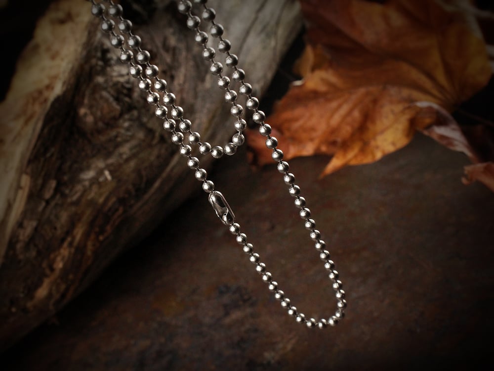 Stainless Steel Ball Chain Necklace - 3.2 mm