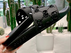 Image of Authentic GG Black Slides (10% OFF)
