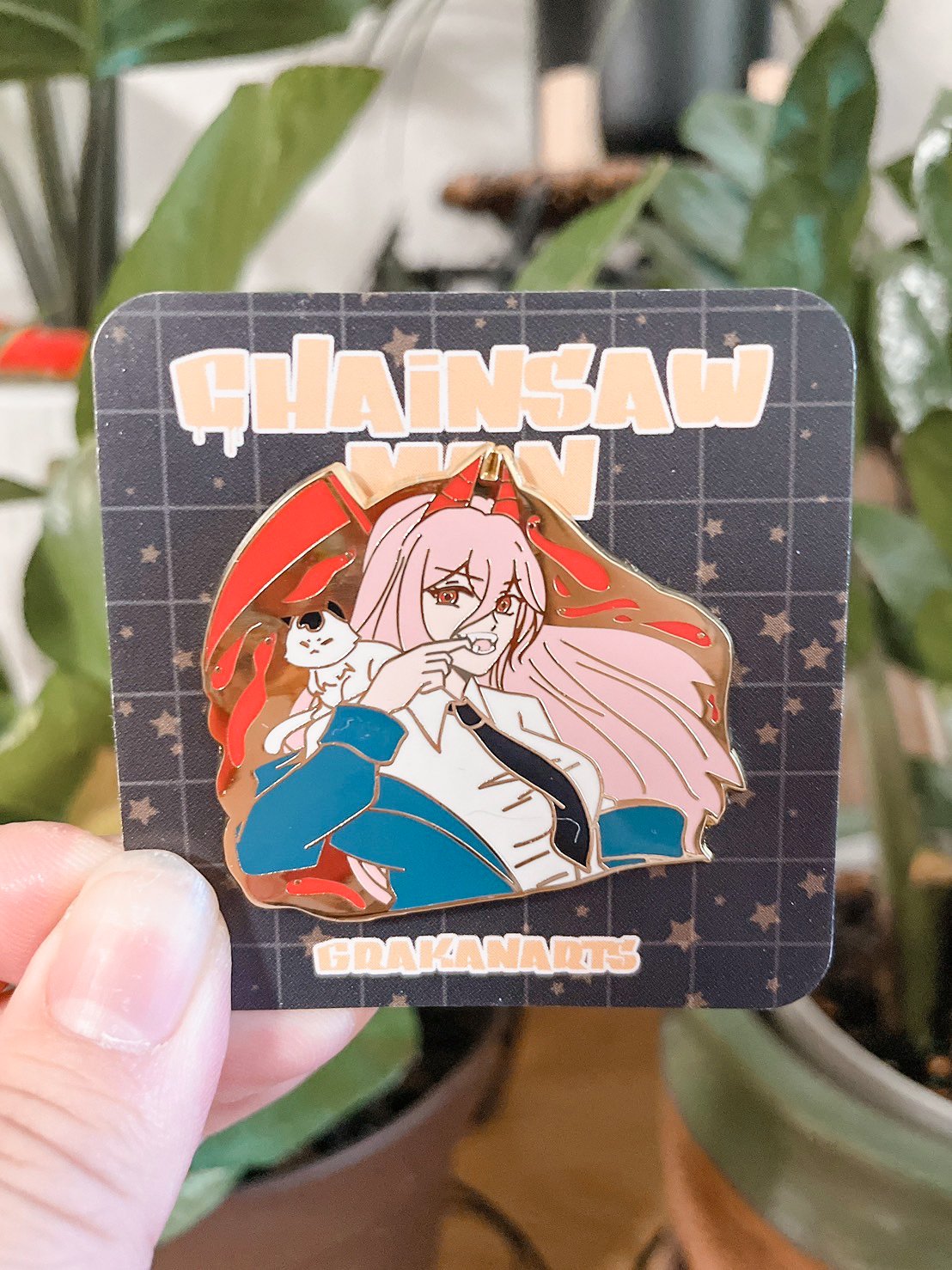 Mintyxpins power popular chainsaw man grail pin