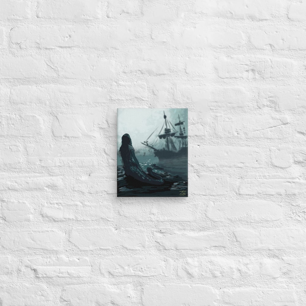 Only the siren sees on Canvas