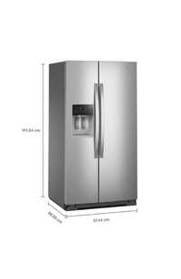 Image 2 of Whirlpool 36 in fridge - WRSF5536RZ