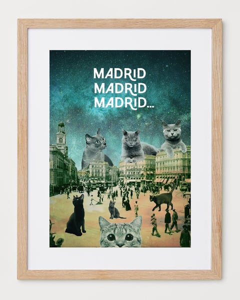 Image of Madrid, Madrid, Madrid. Puerta del Sol, lámina.