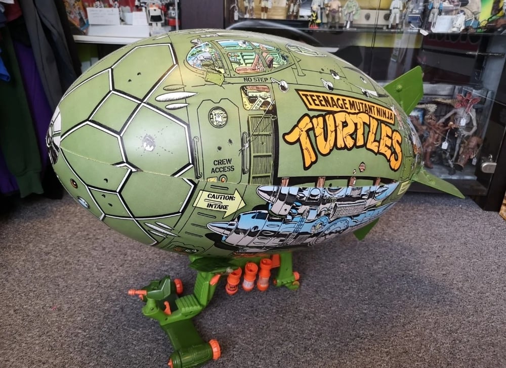 Image of Vintage TMNT Teenage Mutant Hero Turtles Blimp - Vintage 1988 Complete