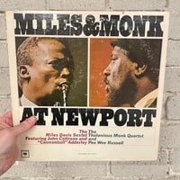  Miles Davis and Thelonious Monk - Miles & Monk At Newport - MONO FIRST PRESS LP 