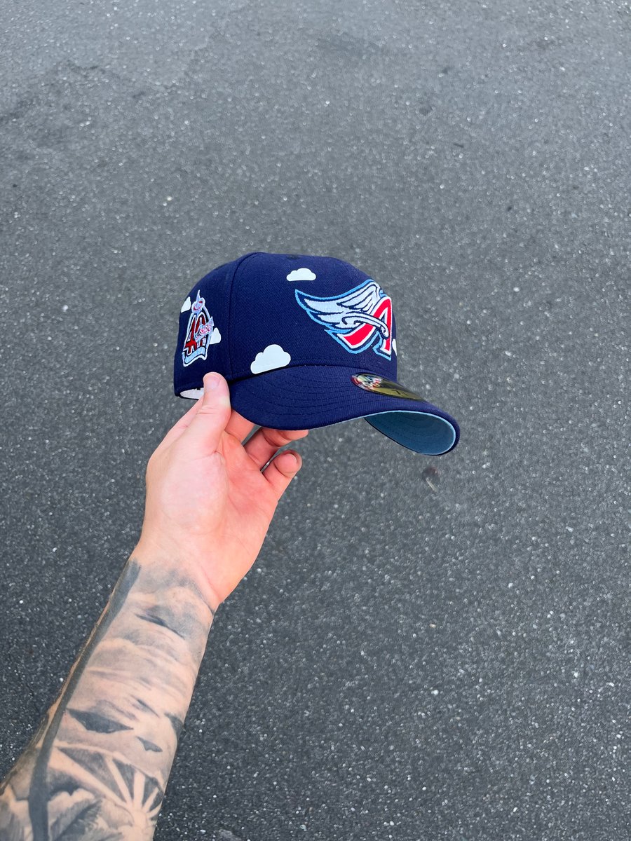 Angels Light Blue Brim SKY BLUE BRIM PARTLY CLOUDY ANEHEM ANGELS
