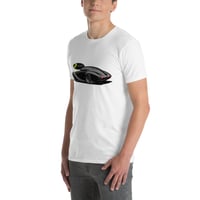 Image 2 of Short-Sleeve Unisex T-Shirt Coupe concept-BLK