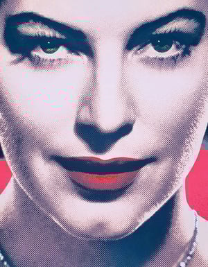 Image of "THE FIRST CUT IS THE DEEPEST" - Ava Gardner Limited Edition Screenprint