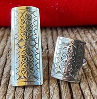 Image 1 of Sterling Silver Totem Rings