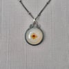 Sterling Silver Floral Dendritic Agate Necklace
