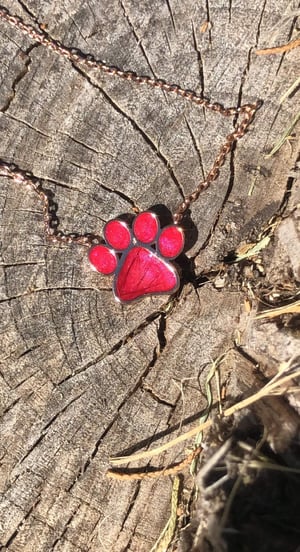 Image of I needed a hand, I found your paw -Necklace  