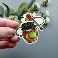 Image 3 of Bee Familiar Witch Vinyl Sticker Duo