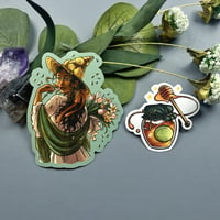 Image 1 of Bee Familiar Witch Vinyl Sticker Duo